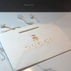 Gucci paper bag shopper bag